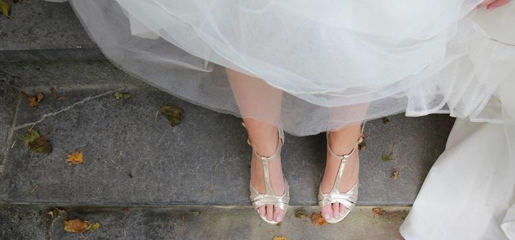 Silver shoes with ivory sales wedding dress